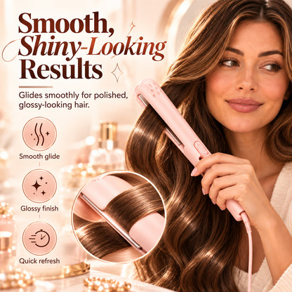 🔥 40% OFF | ✨ 2026 Upgraded 2-in-1 Mini Curling Iron — 🎀 Create Curls & Sleek Styles On the Go | Devareon®