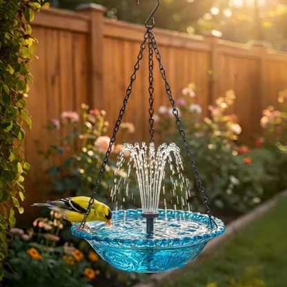🔥🔥2026 Spring Sale 40% Off--🐦Solar Cascade Hanging Bird Bath Fountain  -Devareon®