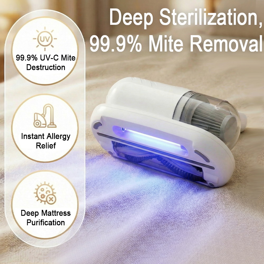upsell Devareon®🌟Fully upgraded💝Bed vacuum cleaner with UV-C light – beating, vacuuming, and UV sterilization all in one!💥