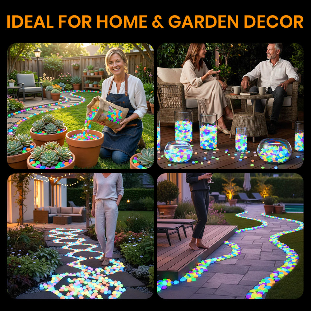 Devareon®🔥Buy 1000 Get 1000 Free🔥Luminous Stones for Garden & Home Decoration