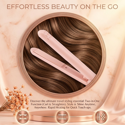 Devareon® ⏳2-in-1 Mini Curling Iron
