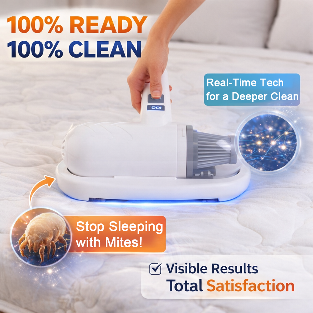 upsell Devareon®🌟Fully upgraded💝Bed vacuum cleaner with UV-C light – beating, vacuuming, and UV sterilization all in one!💥