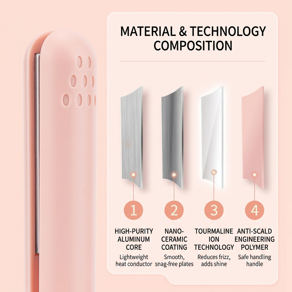 Devareon® 🪮2-in-1 Mini Curling Iron