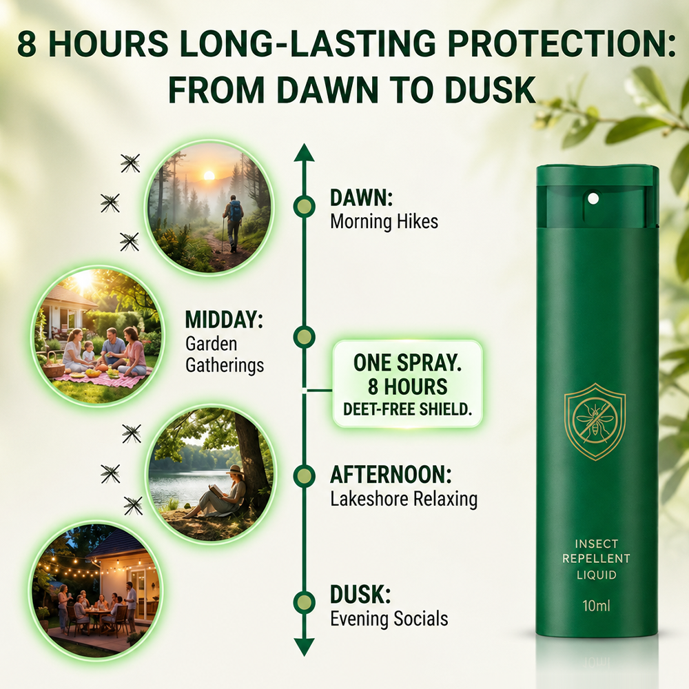 Devareon®🦟 50% OFF! 🌿 Plant-Based Mosquito Repellent Spray – Up to 8 Hours of DEET-Free Protection ☀️