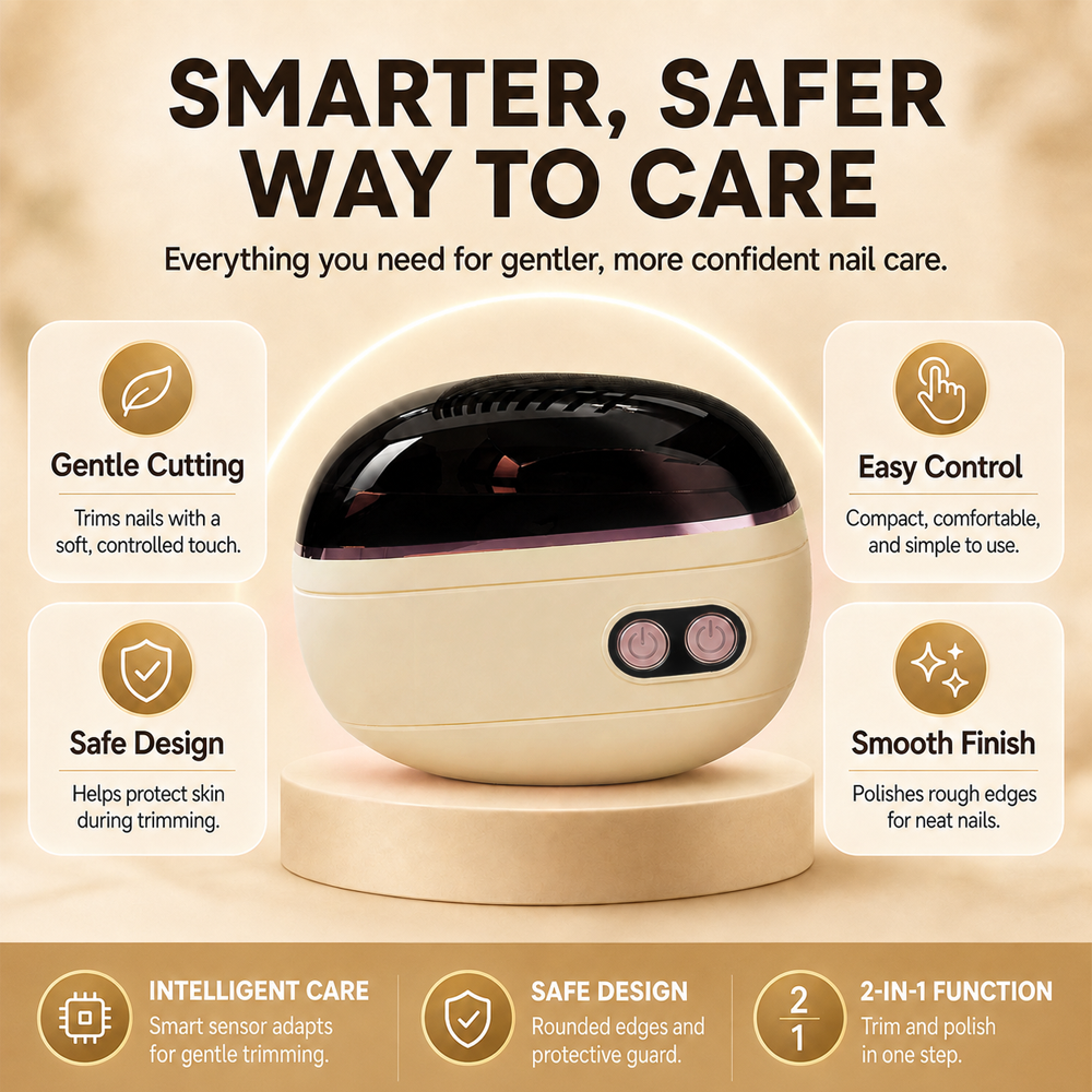 upsell✨40% OFF! 👶 Smart Electric Nail Clipper — Gentle & Safe Nail Care for Baby’s Tiny Fingers & The Whole Family ✨ — Devareon®