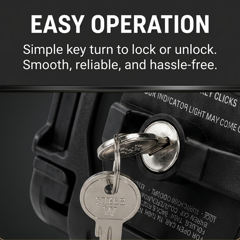 Devareon®🔒 Locking Fuel Cap – Direct Replacement for 7730047020, Anti-Theft, Precision Seal, Prevents Fuel Vapor Leak