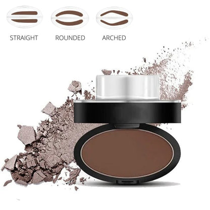 🎉 2026 Sale — 34K+ Sold! 💞 Eyebrow Stamp Powder — One-Press, Waterproof, 24H Long-Lasting Brows | Devareon®