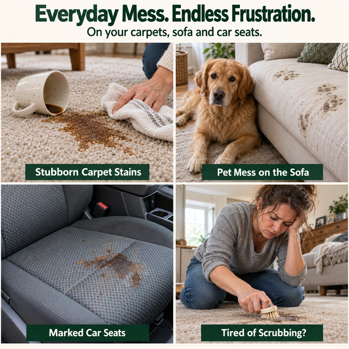 🏆🛋️Buy 2 Get 1 Free🎁 Deep Clean Carpet Spray – Industrial-Strength Formula | Perfect for Auto Interiors, Sofas & Rugs, Effortless Stain Removal ✨| Devareon®