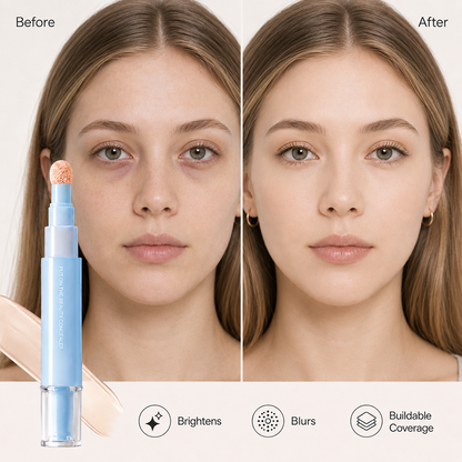 🎉 40% OFF 💙 Multipurpose Concealer Pen – Covers Dark Circles, Blemishes & Acne Marks for a Smooth, Natural-Looking Finish | Devareon®