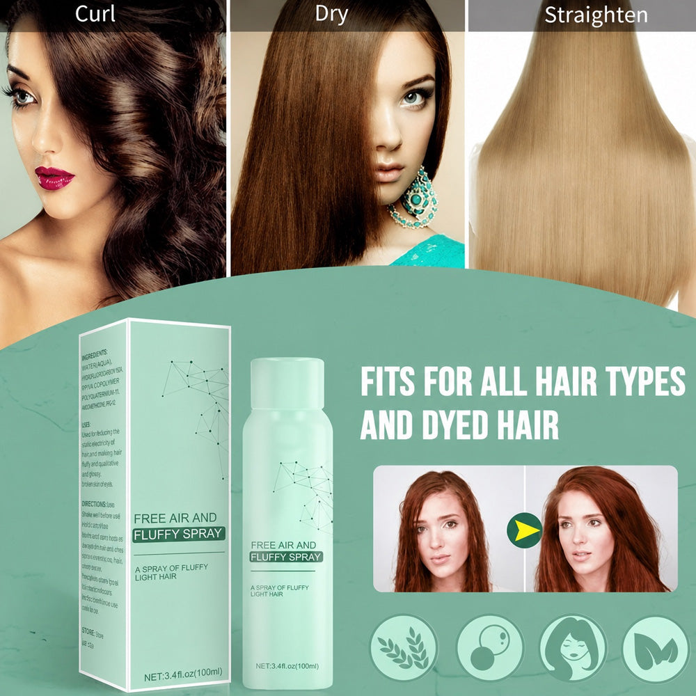 ⏰ HOT DEAL 🔥 Get Fluffy, Voluminous Hair All Day ✨ Oil-Control Volume Lift Spray— Devareon®