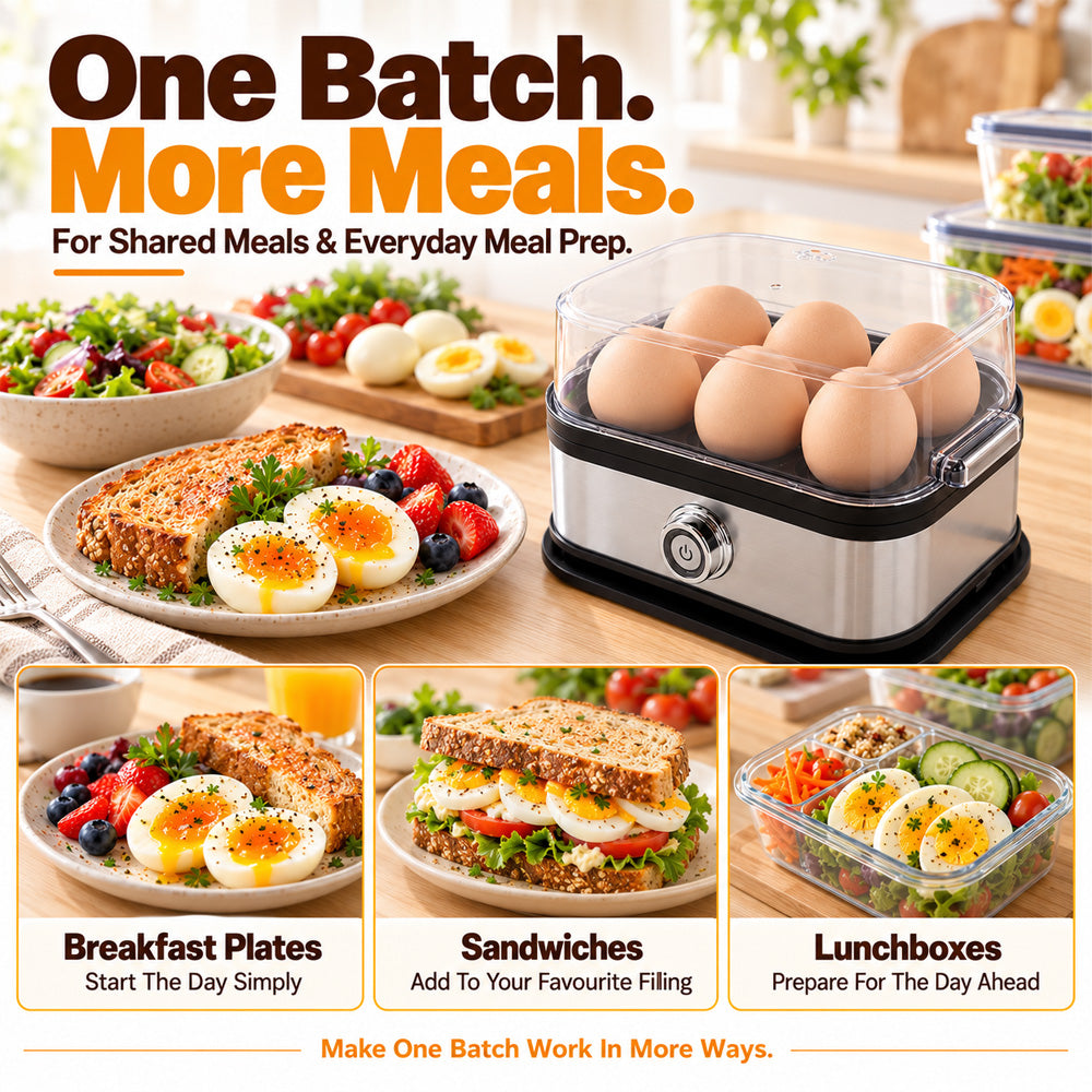 🔥2026 Hot Products🎁Multifunctional Egg Steamer with Clear Lid | Add a Steaming Bowl for More Delicious Possibilities! | Devareon®