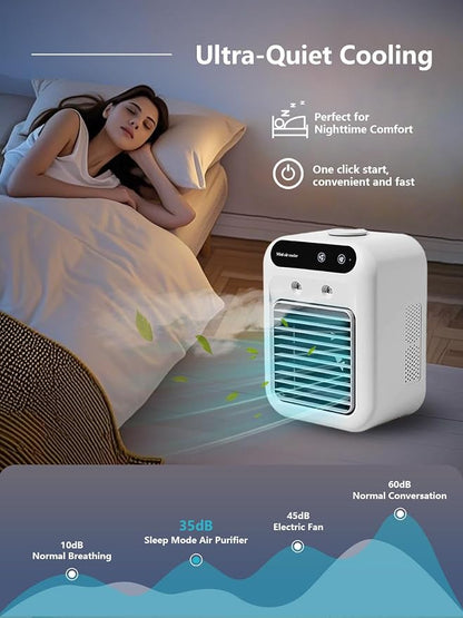 Devareon® 🌬️Portable 3-in-1 Quiet Fan Air Conditioner⌛Limited Quantity💥Best Price
