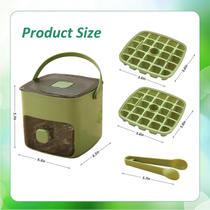 Devareon®🧊Portable Ice Maker with Lid and Storage Box (48 cubes)
