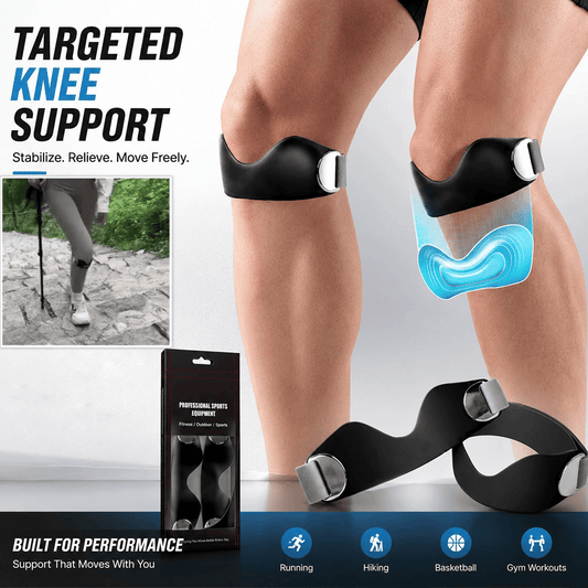 Devareon® 🏋️New arrival 40% OFF!🏄Silicone Patella Knee Strap for Knee Pain Relief