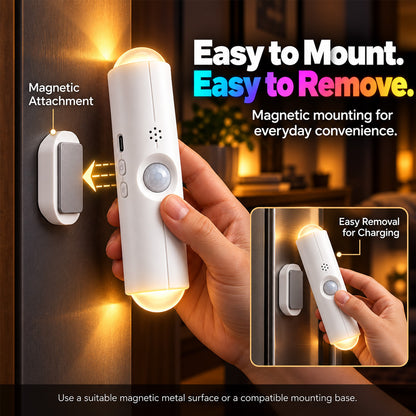 🌈 Buy 2 Get 1 Free | Rechargeable Motion Sensor Night Light – Dimmable RGB Glow for Cozy Spaces | Devareon®