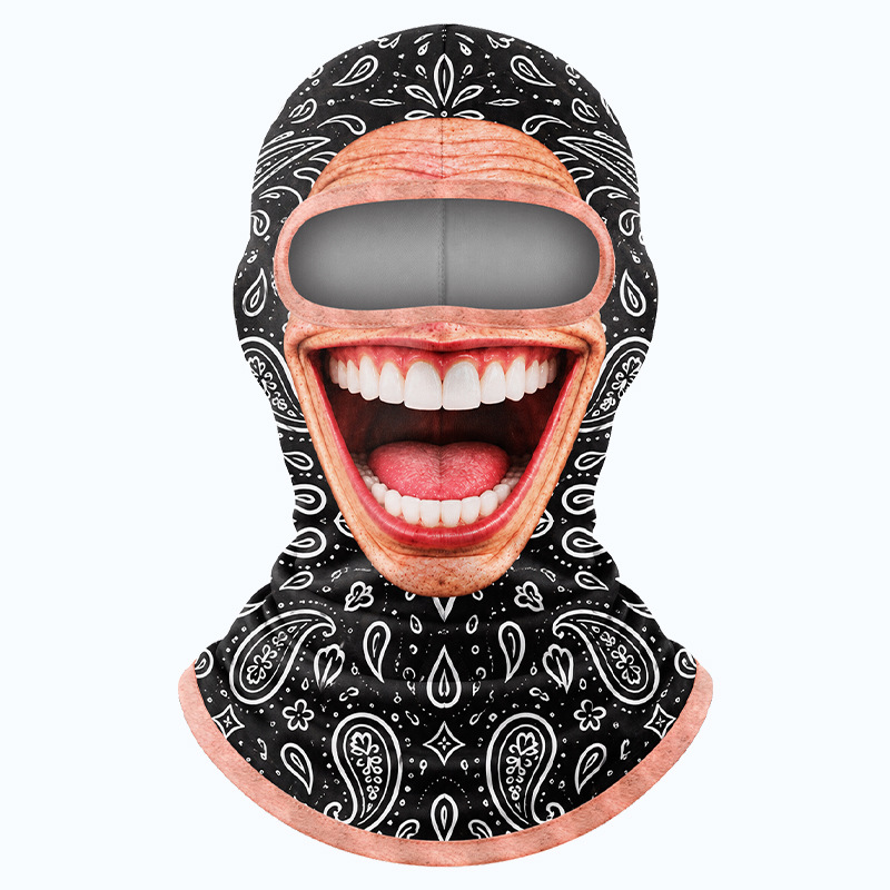 🤣❄️ Funny Realistic Face Ski Mask – Hilarious Winter Balaclava for Skiing, Snowboarding, Parties & Outdoor Fun! 🎿🔥| Devareon®