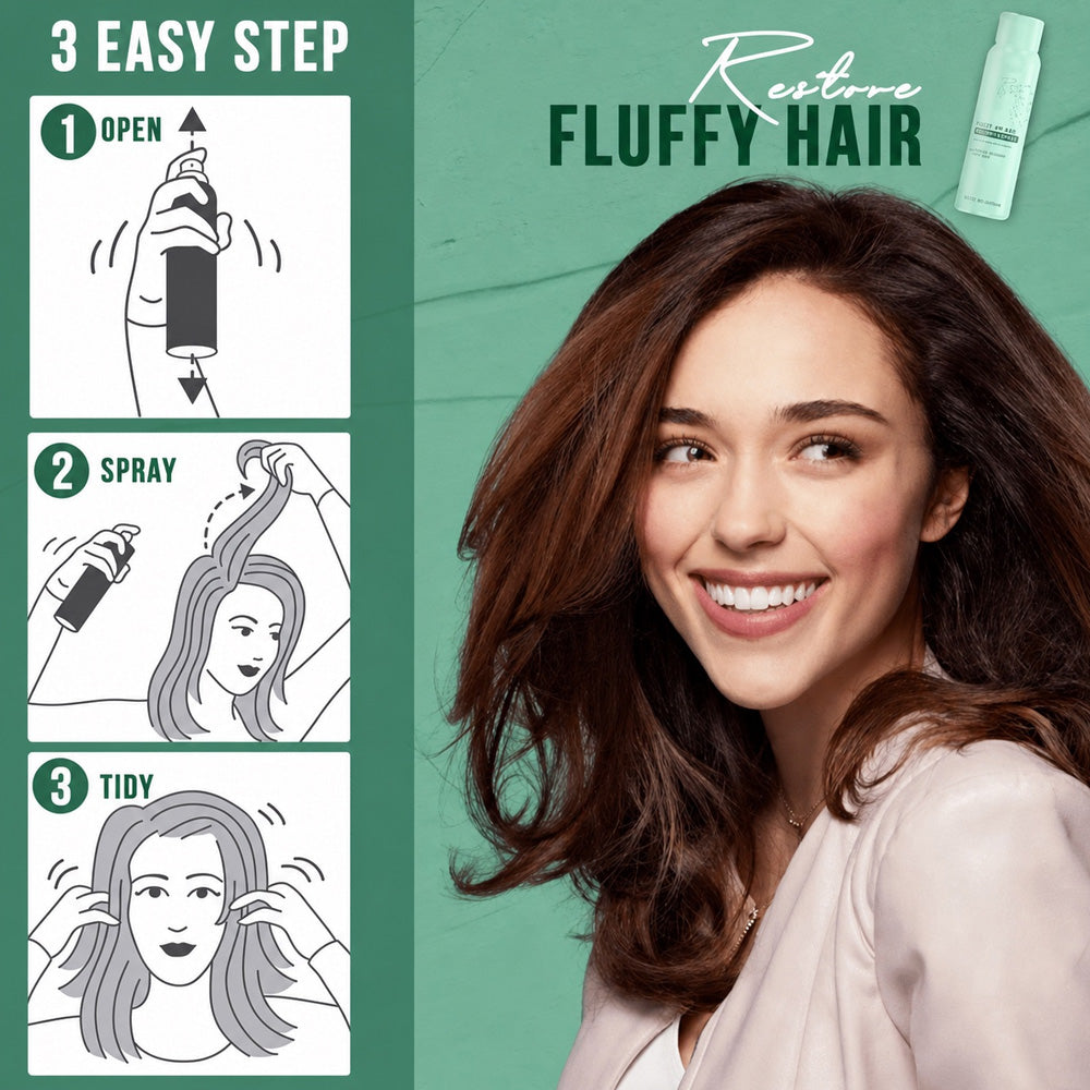 ⏰ HOT DEAL 🔥 Get Fluffy, Voluminous Hair All Day ✨ Oil-Control Volume Lift Spray— Devareon®