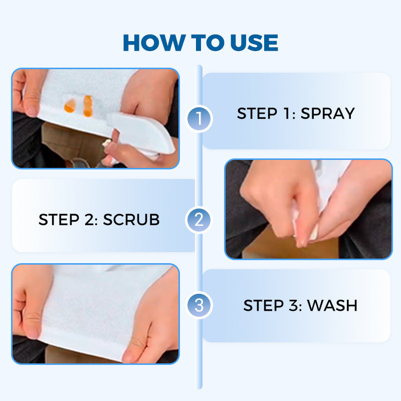 Devareon®🔥40% OFF🎉All-in-One Powerful Stain Remover Clothes Dry-Clean Spray