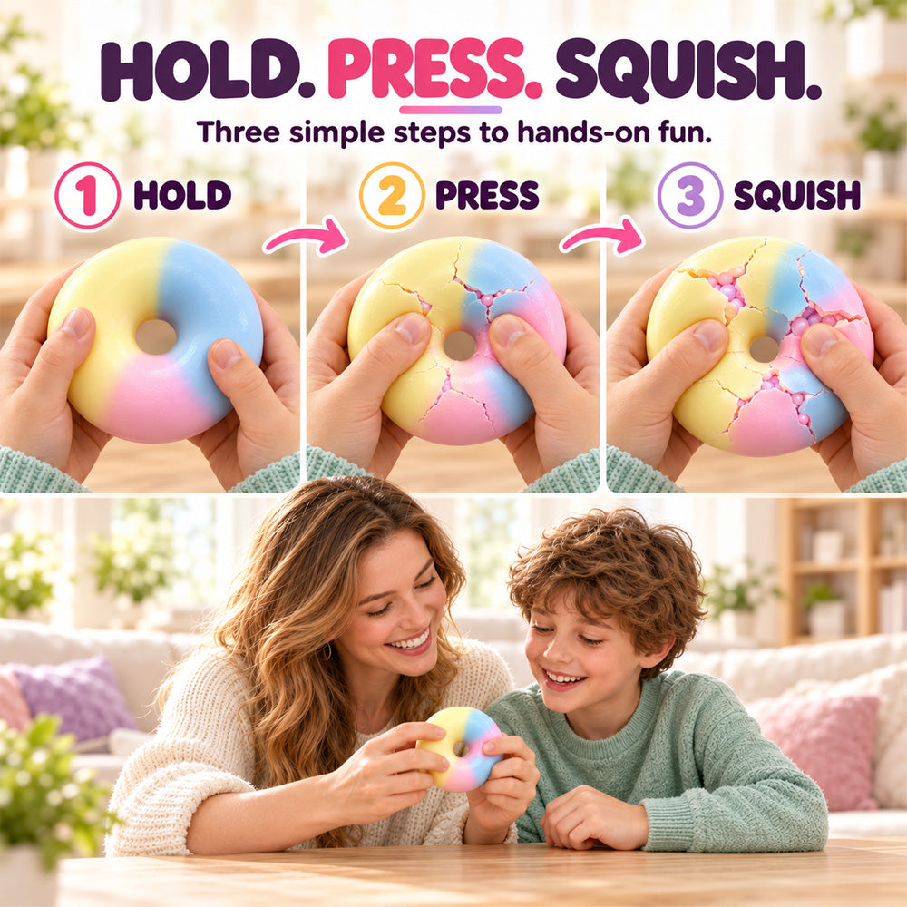 🌈✨ 2026 New Arrivals | Crispy Squishy Stress-Relieving Toy  – Squeeze, Crack & Relax😀| Devareon®