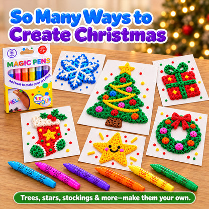 💥 LAST DAY! Buy 2 Get 1 FREE 🎁 3D Magic Pen – Create Puffy 3D Art with Every Stroke!🎄Creative Christmas Gift | DIY Bubble Drawing Fun | Devareon®