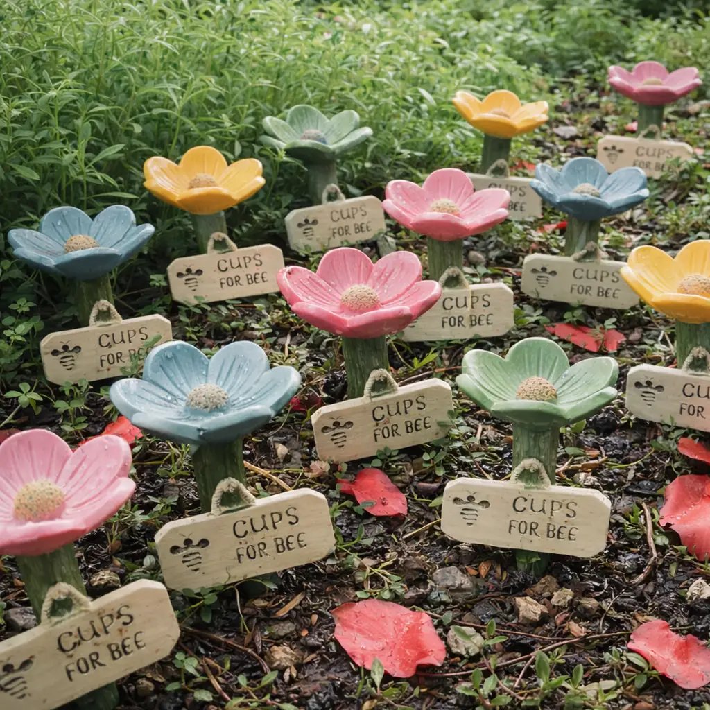 🐝Flower-Shaped Bee Watering Station💧 -Devareon®