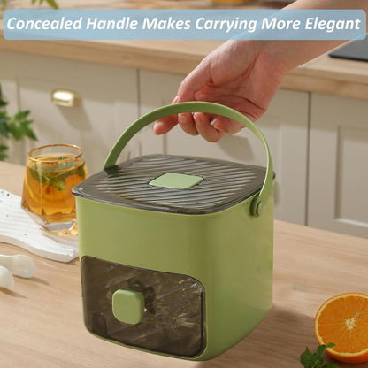 Devareon®🧊Portable Ice Maker with Lid and Storage Box (48 cubes)