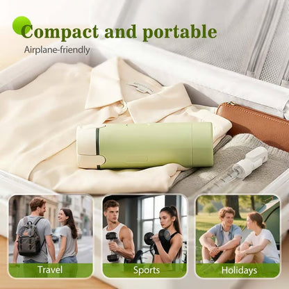 Devareon®🧴4-in-1 Refillable Travel Dispenser Bottles – Compact, Leak-Proof, and Convenient for On-the-Go Essentials