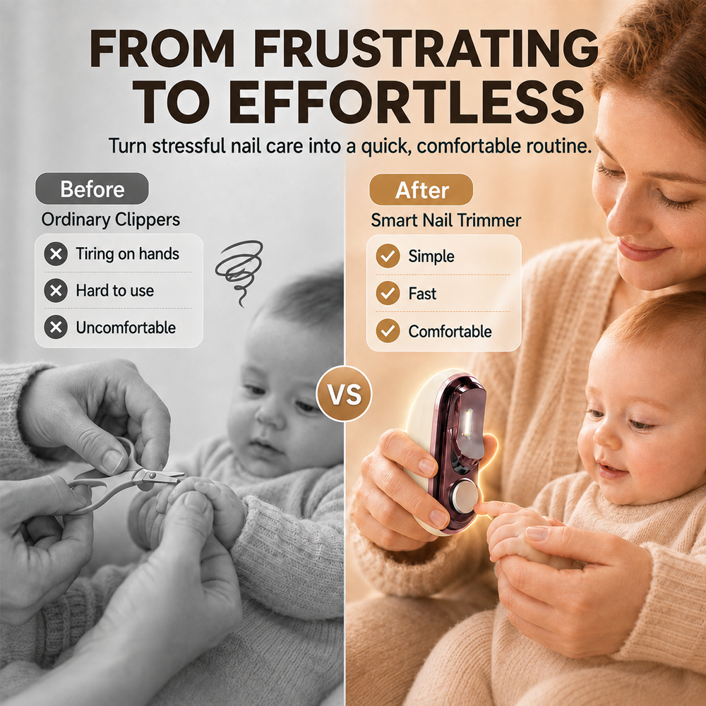 upsell✨40% OFF! 👶 Smart Electric Nail Clipper — Gentle & Safe Nail Care for Baby’s Tiny Fingers & The Whole Family ✨ — Devareon®
