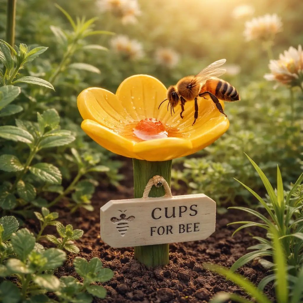 🐝Flower-Shaped Bee Watering Station💧 -Devareon®