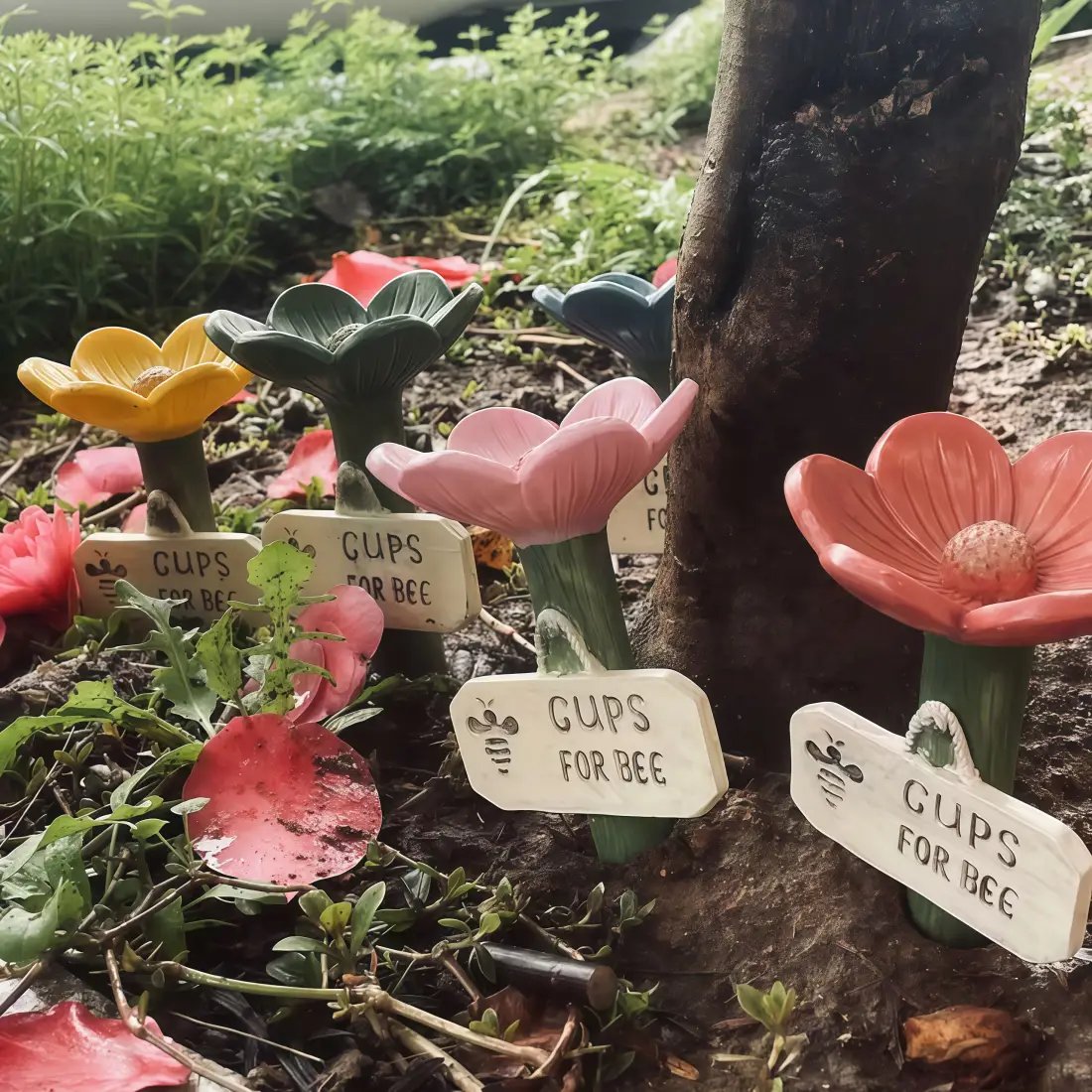 🐝Flower-Shaped Bee Watering Station💧 -Devareon®