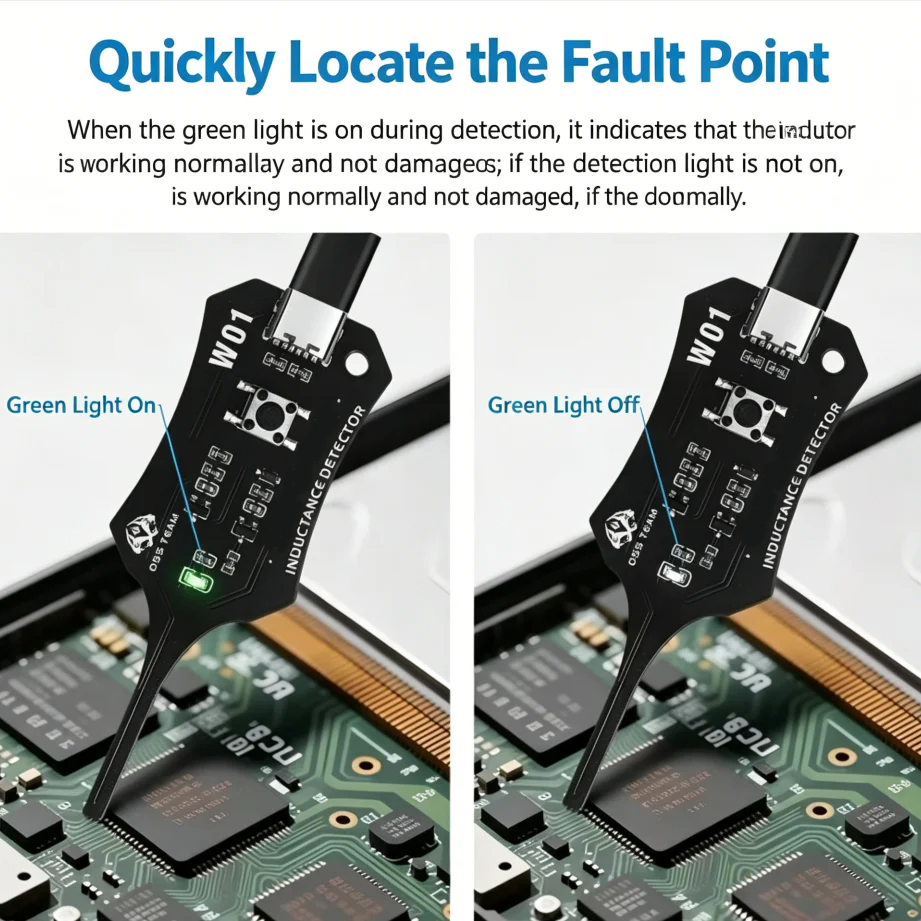 Devareon® 🥳2026 HOT SALE🥳💞50K+ SOLD!💡⚙️ 50% OFF! In-Circuit Inductor Tester – One-button simplicity, clear indicator. Non-contact, rapid diagnosis. A must-have for electronics repair. 📟🕊️
