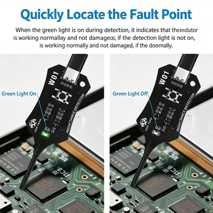 Devareon® 🥳2026 HOT SALE🥳💞50K+ SOLD!💡⚙️ 50% OFF! In-Circuit Inductor Tester – One-button simplicity, clear indicator. Non-contact, rapid diagnosis. A must-have for electronics repair. 📟🕊️