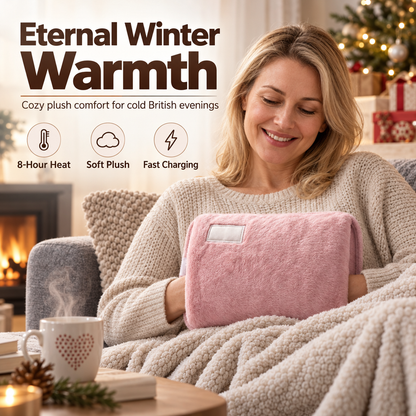 🧸 Rechargeable Electric Hot Water Bottle – Soft Plush Hand Warmer for Cosy Winter Comfort | Devareon®