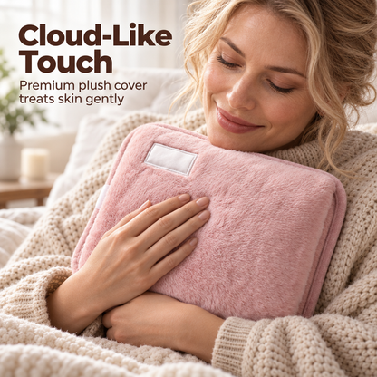 🧸 Rechargeable Electric Hot Water Bottle – Soft Plush Hand Warmer for Cosy Winter Comfort | Devareon®