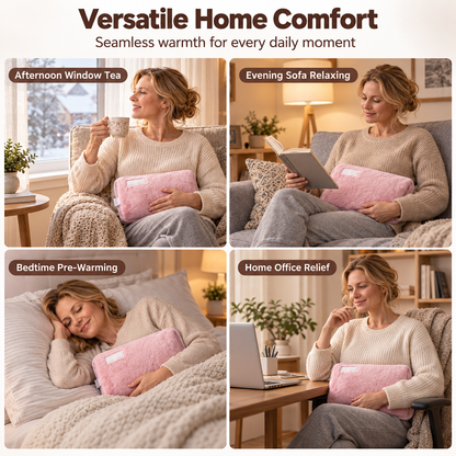 🧸 Rechargeable Electric Hot Water Bottle – Soft Plush Hand Warmer for Cosy Winter Comfort | Devareon®