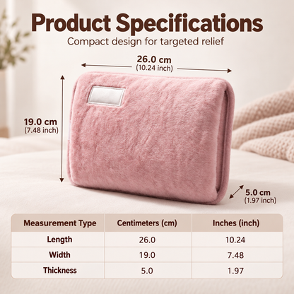 🧸 Rechargeable Electric Hot Water Bottle – Soft Plush Hand Warmer for Cosy Winter Comfort | Devareon®