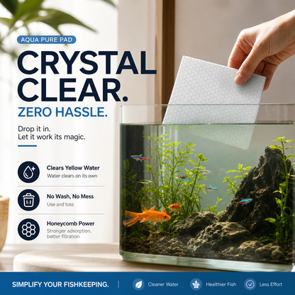 Devareon® 🐠 BUY 1 GET 1 FREE! ✨ AQUARIUM CLARIFYING SHEETS - Crystal Clear Water in 24 Hours