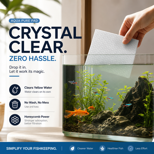 Devareon® 🐠 BUY 1 GET 1 FREE! ✨ AQUARIUM CLARIFYING SHEETS - Crystal Clear Water in 24 Hours