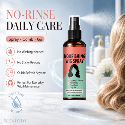 Devareon® 🥳 Lightweight No-Rinse Nourishing Wig Spray