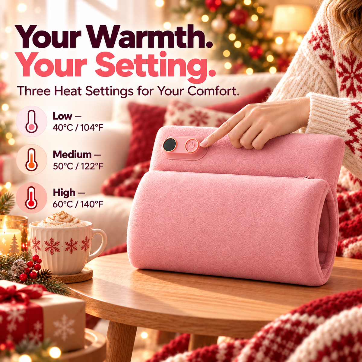 🎉2026 New Arrival🎁Graphene Rechargeable Hand Warmer – Cosy Christmas Warmth, No Water Needed! ❤️ | Devareon®