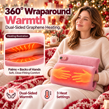 🎉2026 New Arrival🎁Graphene Rechargeable Hand Warmer – Cosy Christmas Warmth, No Water Needed! ❤️ | Devareon®