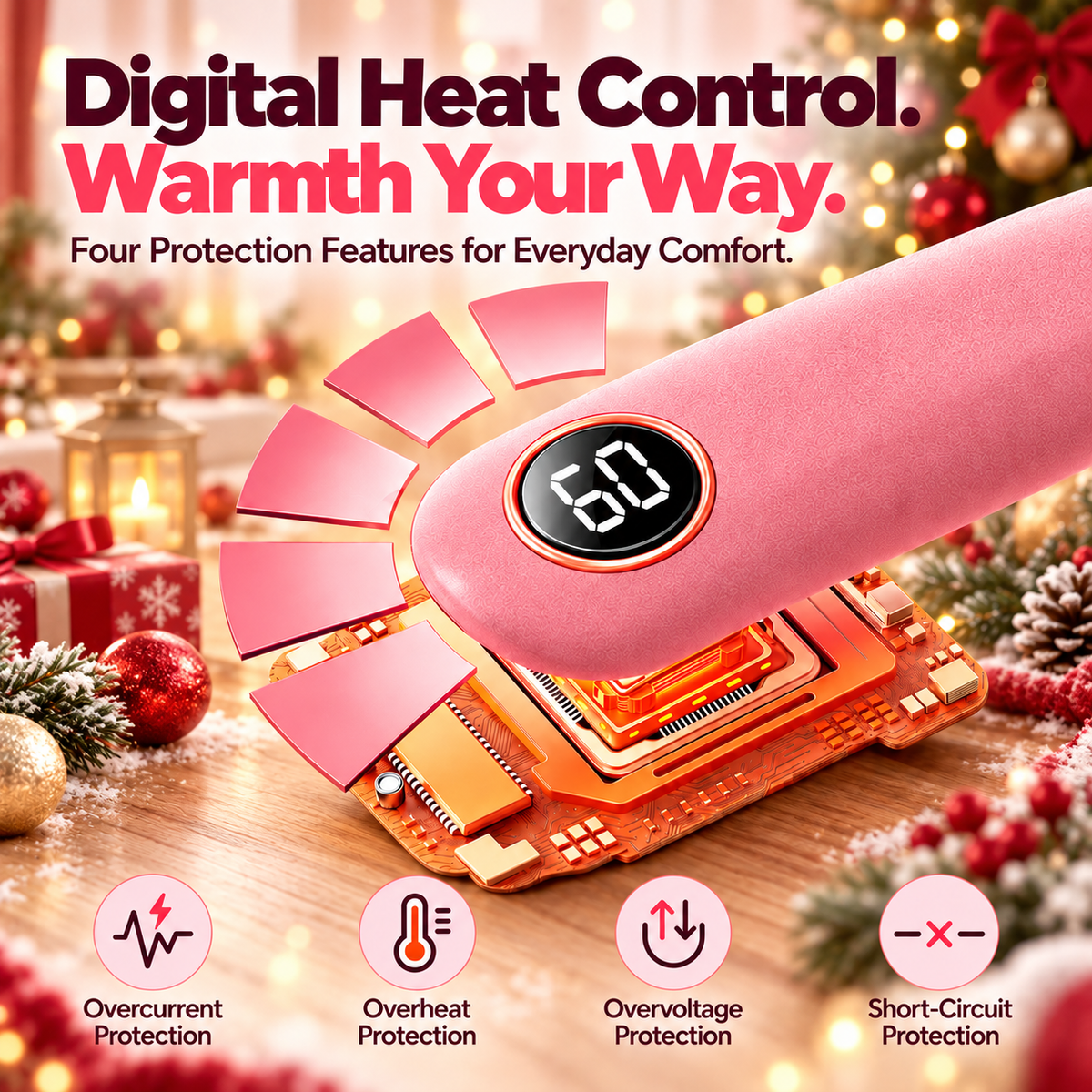 🎉2026 New Arrival🎁Graphene Rechargeable Hand Warmer – Cosy Christmas Warmth, No Water Needed! ❤️ | Devareon®