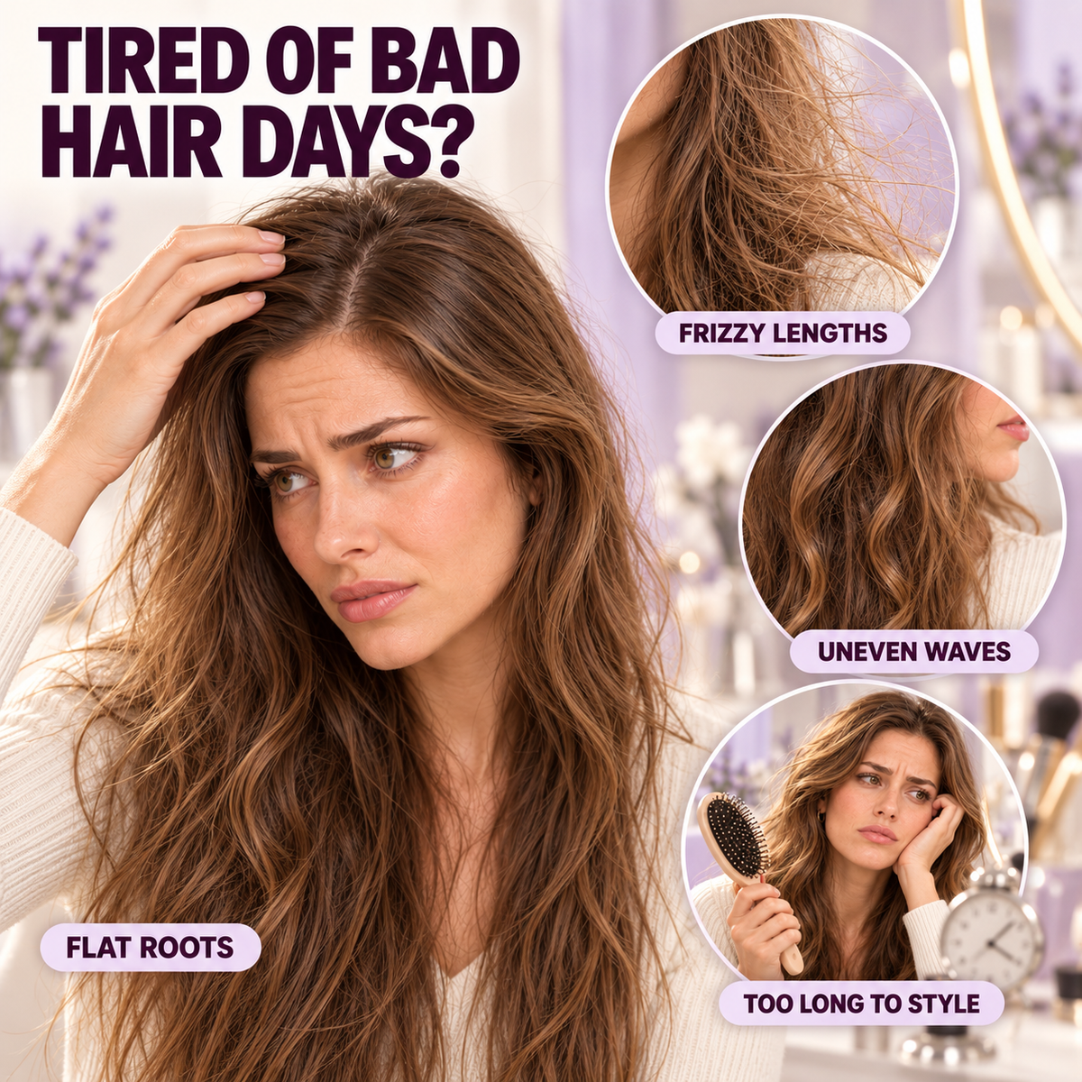 🎉2026 New Arrivals | 42% OFF💥Wavy Curling Iron – Create Effortless, Defined Waves in Seconds | Devareon®