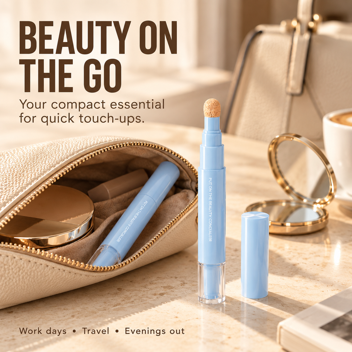🎉 40% OFF 💙 Multipurpose Concealer Pen – Covers Dark Circles, Blemishes & Acne Marks for a Smooth, Natural-Looking Finish | Devareon®
