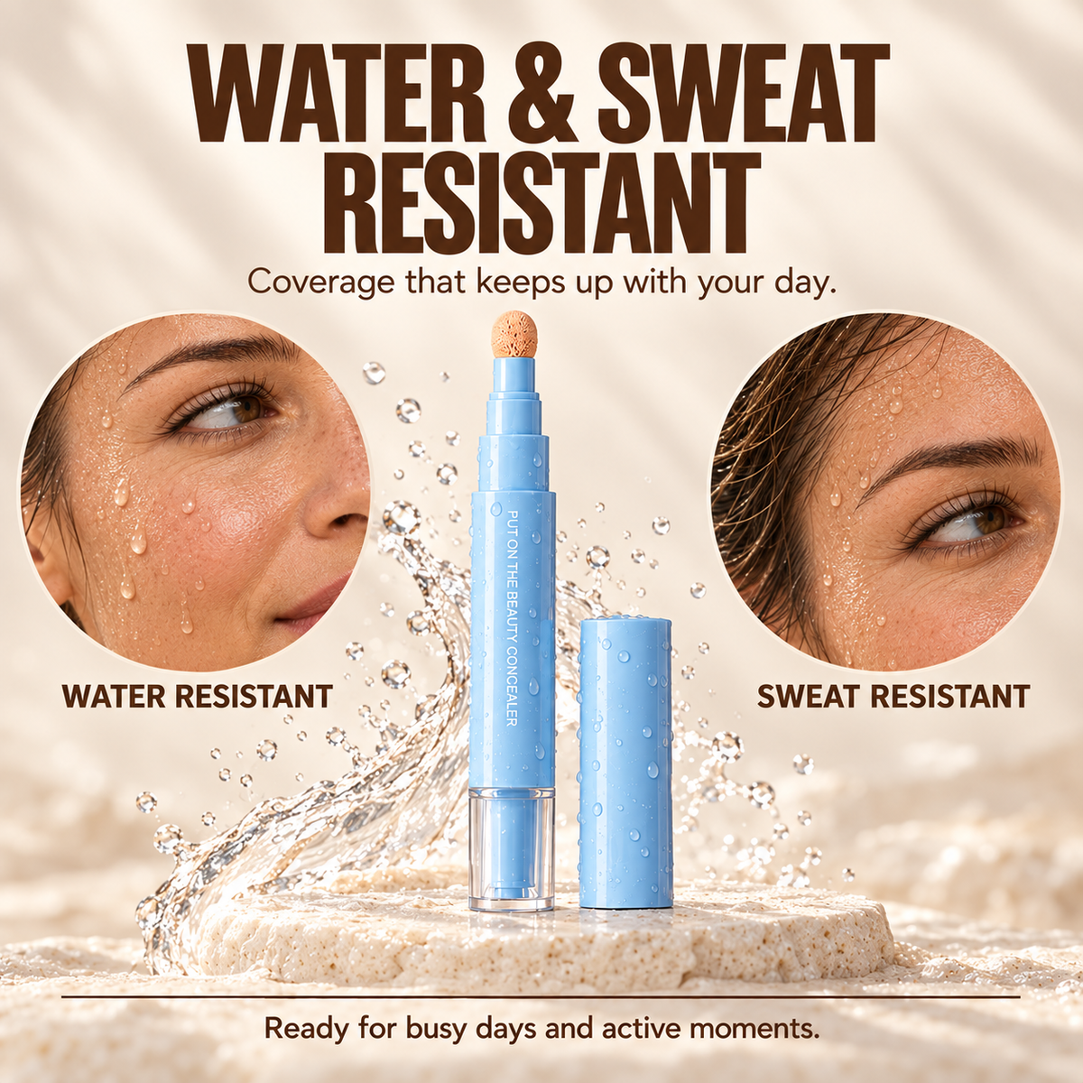 🎉 40% OFF 💙 Multipurpose Concealer Pen – Covers Dark Circles, Blemishes & Acne Marks for a Smooth, Natural-Looking Finish | Devareon®
