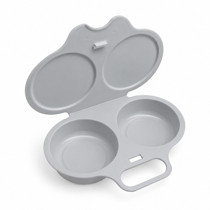 🥳2026 HOT SALE🎁 BUY 2 GET 1 FREE!💥2-Minute Breakfast Made Easy!⏱️No Oil, No Mess, Multi-Use Microwave Egg Poacher | Devareon®
