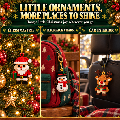 🎅 Last Day to Save 40%🎄24-Day Christmas Advent Calendar – 24 Buildable Ornaments for Kids, Family Fun & Holiday Decor | Devareon®