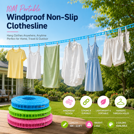 Devareon® Hot Sale -  Windproof Non-Slip Clothesline🔥