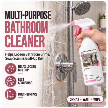 🌸Multi-Purpose Bathroom Cleaner Spray🫧Powerful Dirt & Grime Removal, Less Scrubbing — Shower, Tile & Glass Cleaner | Devareon®