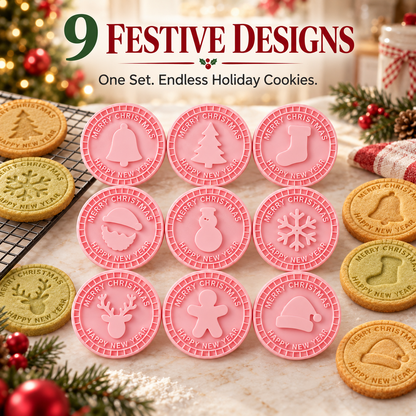 upsell✨🍪Festive Christmas Cookie Mold Set — Perfect for Holiday Baking, Christmas Parties & Homemade Gifts🎅🎁| Devareon®